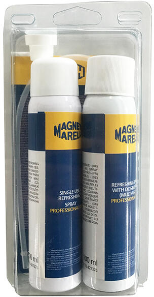 Set 2 Soluții Curățare și Igienizare Aer Condiționat, Spumă 100 ml/Grenadă 150 ml MAGNETI MARELLI