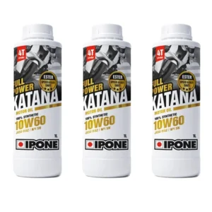 Pachet 3x IPONE Full Power Katana 10W60 100% Synthetic 1L