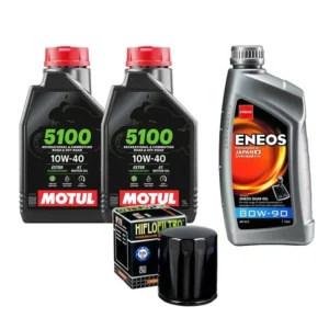 Set Schimb Ulei Motul 5100 10w40 CF Moto 500 – HF682