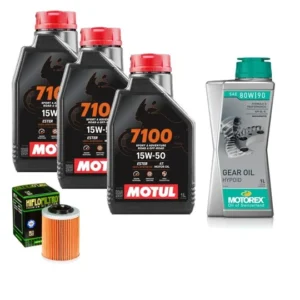 Pachet Schimb Ulei Motul 7100 15w50 CF Moto CForce 450 / 520 / 550