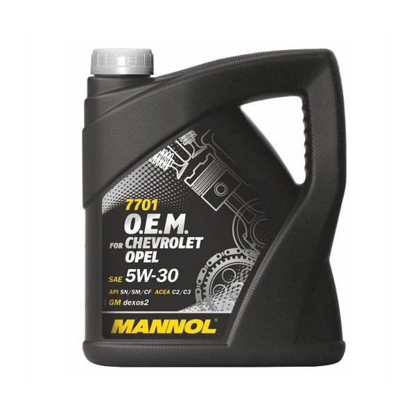 Ulei Motor MANNOL O.E.M. CHEVROLET OPEL 5W30 – 4L 7701