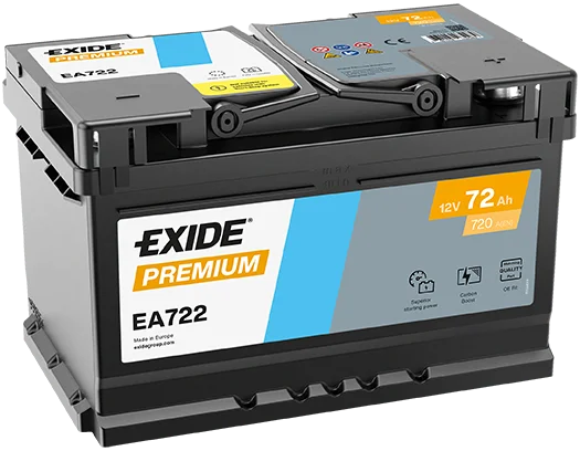 Baterie Auto EXIDE PREMIUM 12V 72Ah EN 720A