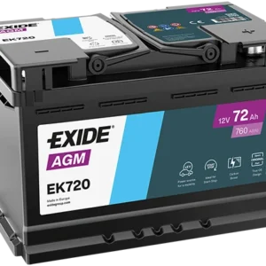 Baterie Auto EXIDE AGM 12V 72Ah EN 760A