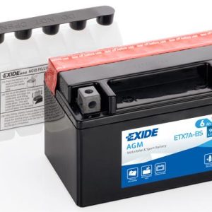 Baterie Moto & ATV 12V 6Ah 150x87x93mm AGM EXIDE ETX7A-BS