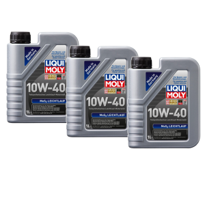 Pachet PROMO 3x Liqui Moly Leichtlauf cu MOS2 10W40 1L