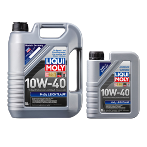 Pachet PROMO Liqui Moly Leichtlauf cu MOS2 10W40 6L