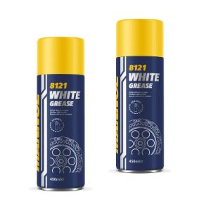 Pachet PROMO 2x Spray de Unsoare Albă MANNOL White Grease 8121 – 450ml
