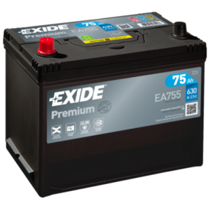 Baterie auto EXIDE PREMIUM 75 Ah EA755 EN 630A