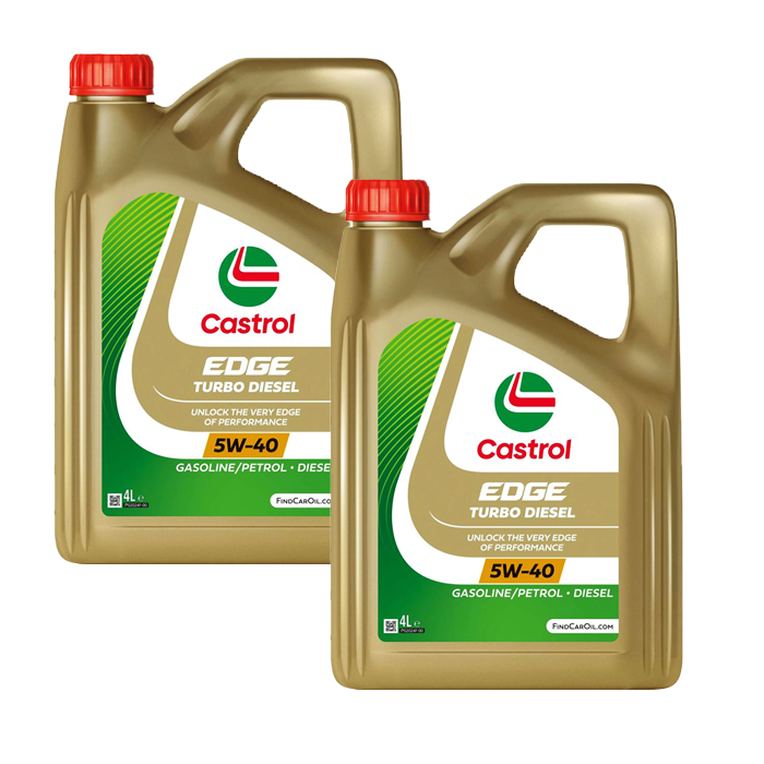 Pachet PROMO 2x CASTROL Edge Turbo Diesel 5W40 4L