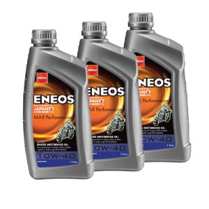 Pachet PROMO 3x Ulei Moto & ATV ENEOS Max Performance 10W40, API SJ, JASO MA2 1L