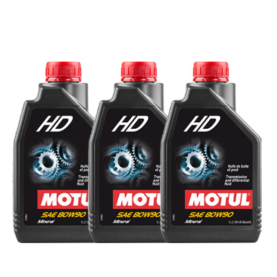 Pachet PROMO 3x Ulei Transmisie MOTUL HD 80W90 Supra 1L