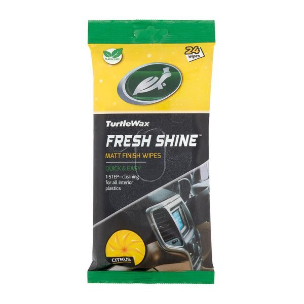 Pachet PROMO 3x Set 24 Șervețele Turtle Wax FRESH SHINE întreținere Bord, Efect MAT