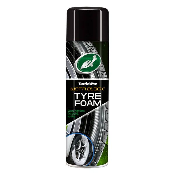 Spray Spuma Intretinere Anvelope TURTLE WAX Wet’n’Black Tyre Foam 500ml