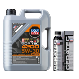Pachet Liqui Moly TopTec 4200 5W30 5L + Ceratec