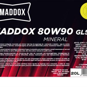 Ulei de transmisie MADDOX OIL GL5 80W90 20L